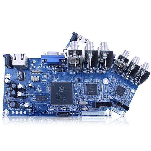 Vieno langelio PCB surinkimas